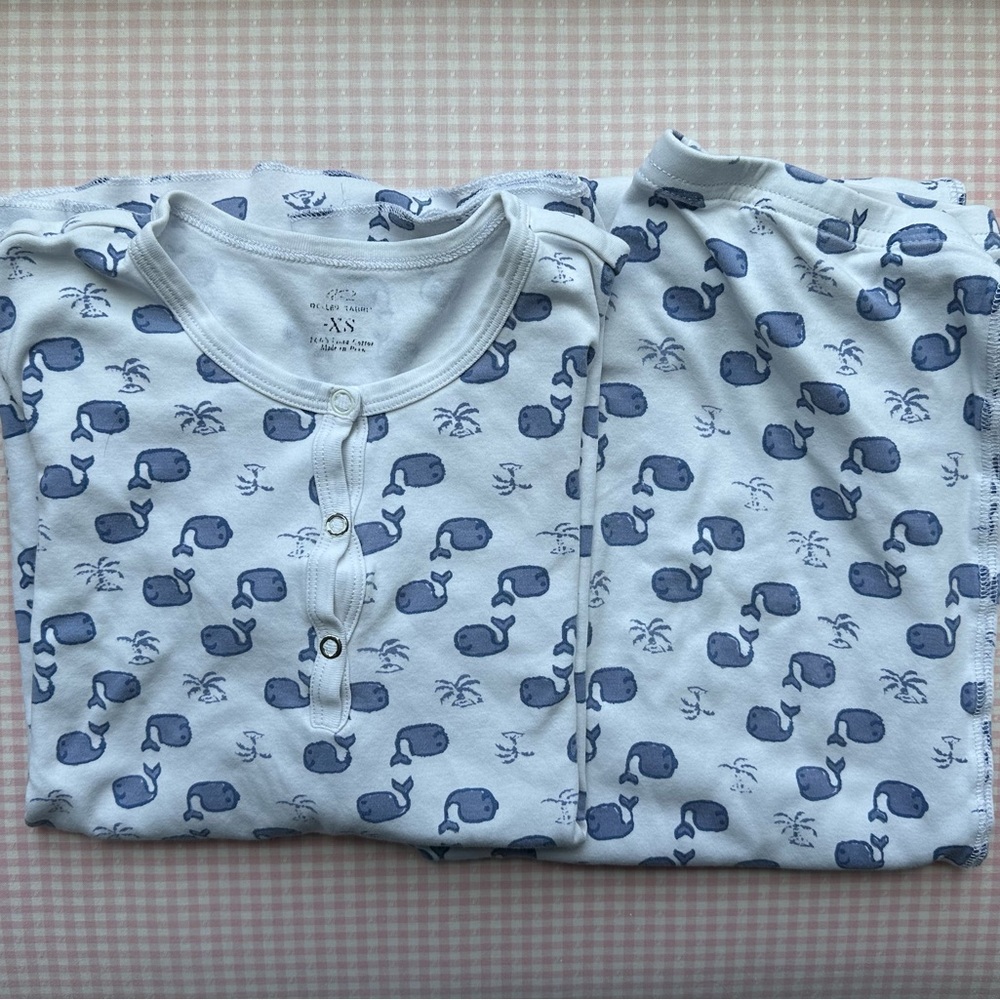 Roberta Roller Rabbit Whales Pajama Set - Women’s Size XS